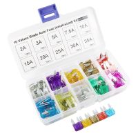 50pcs/lot Mini Blade Fuse Assortment Auto Car Motorcycle SUV FUSES Kit APM ATM 2A 3A 5A Fuses Accessories