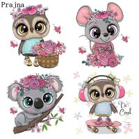 hotx【DT】 Prajna Koala Iron Transfers Vinyl Thermal Transfer Cartoon Patches Clothing Stickers Baby