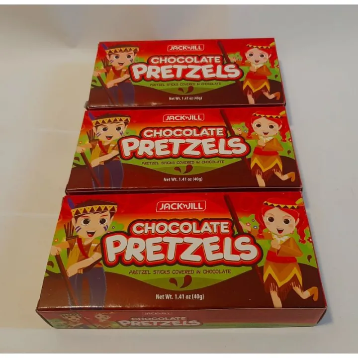 HOT 3 Boxes of Jack n Jill Pretzels (40g) Lazada PH