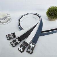 2023▨ Non-deformable golf belt black white