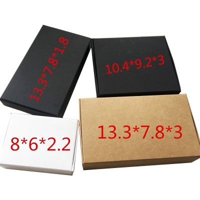 【YF】✤♠✗  10Pcs/lot Boxes Brown/Black Paper Small Cardboard Jewelry Packing