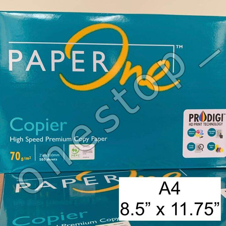 Paper One Bond Paper A4 / 70gsm / Sub 20 | Lazada PH