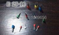 E 25-16 TG-JT Tubular Pre-Insulated Terminals Cold Pressed Terminals 1000Pcs