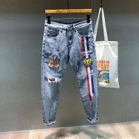 Jeans mens cultivate ones morality foot trousers