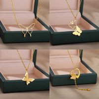 【DT】hot！ Necklace Gold Color Clavicle Chain Pendants Necklaces Jewelry