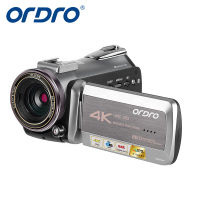 ORDRO AZ50 4K กล้องวีดีโอพร้อม64X ดิจิตอลซูมด้วยอินฟราเรดการมองเห็นได้ในเวลากลางคืน WiFI 2.3นิ้วเซนเซอร์ CMOS 60FPS กล้องวิดีโอมืออาชีพสำหรับ YouTube Vlogging