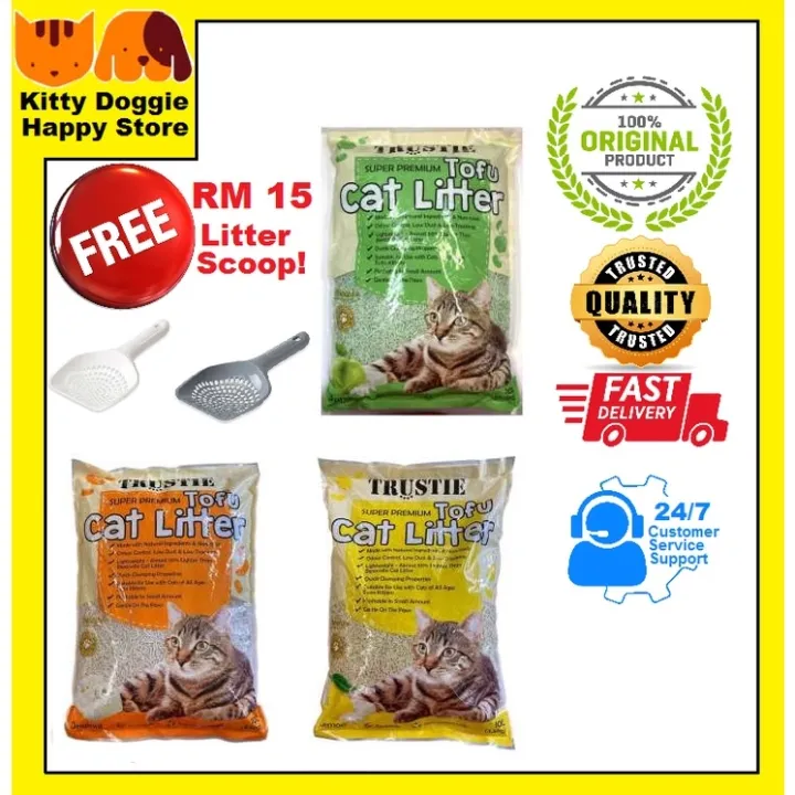 Super Premium Cat Litter Tofu (Apple) 10 Litre Lazada