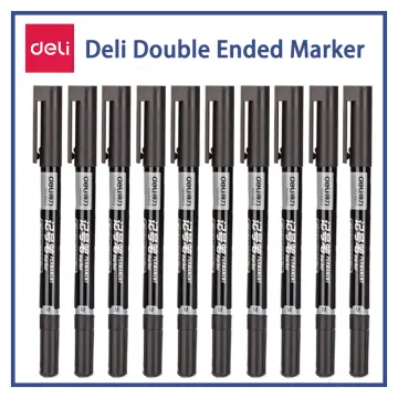 Deli Markers Pen 12-80 Color Sketch Art Pучка Brush Set Double