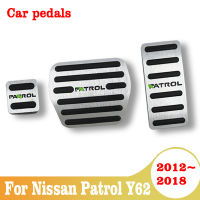 For Nissan Patrol Y62 2012--2016 2017 2018 AT Auto Accelerator ke Footrest Clutch Pad Pedals Cover Car Accessories