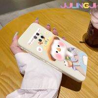 Jlingji เคส Xiaomi MI POCO F2 Pro Redmi K30 Pro,เคสการ์ตูนน่ารักรูปเป็ดสี่เหลี่ยมแบบดั้งเดิมขอบซิลิโคนของเหลวเคสโทรศัพท์คลุมทั้งหมดเลนส์ตัวป้องกันกล้องเคสฝาหลังเคสนิ่ม