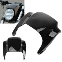 Motorcycle Gloss Black Short Front Mask Headlight Fairing Cover For Harley V-Rod Night Rod Muscle 2012-2017