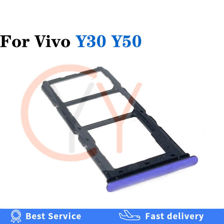 ถาดใส่ซิมการ์ดขาตั้งสำหรับ-vivo-y30-y50ซิมการ์ดอะแดปเตอร์ซิมการ์ดกับไมโครการ์ด-sd-ผู้ถือช่องเสียบถาดอะไหล่อะแดปเตอร์ส่วนหนึ่ง