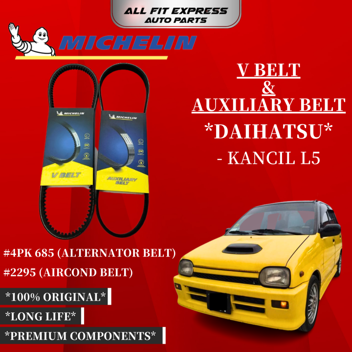 DAIHATSU KANCIL L5 MICHELIN BELT 4PK 685 (ALTERNATOR BELT) , 2295