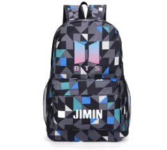Katea Bts Jimin Suga Jin Taehyung V Jungkook Korean Backpack Casual Backpack  Daypack Laptop Bag College Bag School Bag - 