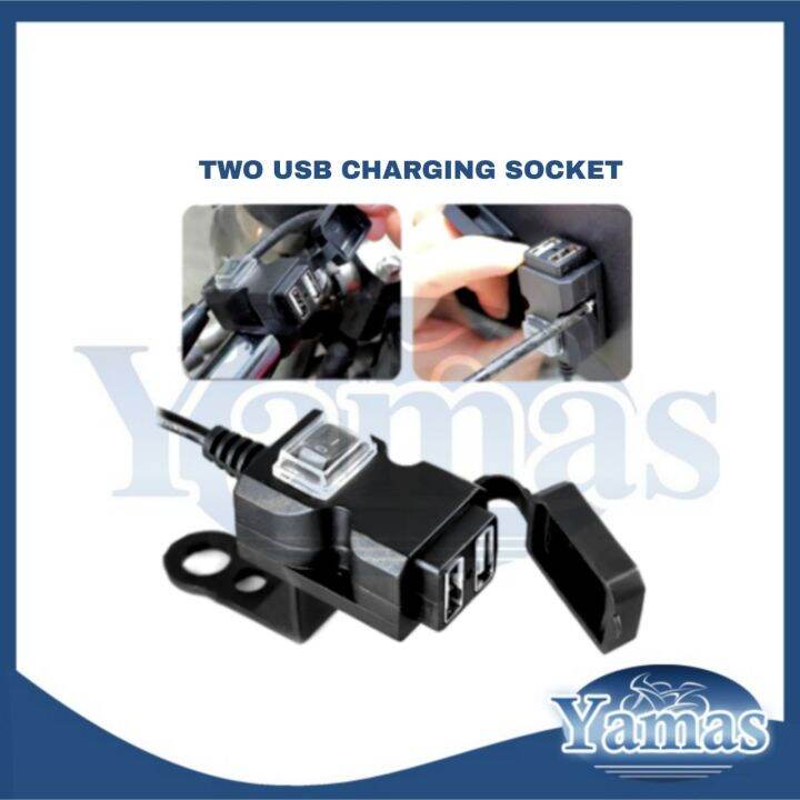 Dual USB QC3.0 Charger Socket For Toyota FJ Cruiser & Hilux - Fast Charging Car Adapter