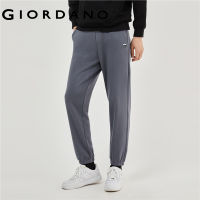 GIORDANO Men Joggers Polar Bear Embroidery Athleisure Joggers Elastic Waist Comfort Fashion Casual Loose Joggers 01113095