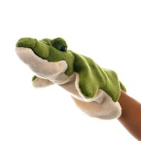 1PC Crocodile Design Toy Plush Hand Puppet Interactive Story Telling Prop Role Play Toy for Parent Child