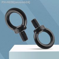 304 black stainless steel o-shaped eyebolt screw m4m5m6m8m10m12m14m16m18m20 screw rod