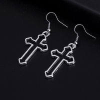 Vintage Dangle Drop ต่างหูสำหรับเครื่องประดับสตรีแฟชั่น Goth Punk Cross งูยาวมีดโกนใบมีดแขวนอุปกรณ์เสริม2023ใหม่ In