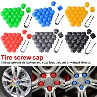 17mm 20pcs Car Wheel Nut Caps Protection Covers Caps Anti-Rust Auto Hub Screw Cover Car Tyre Nut Bolt Exterior Decoration