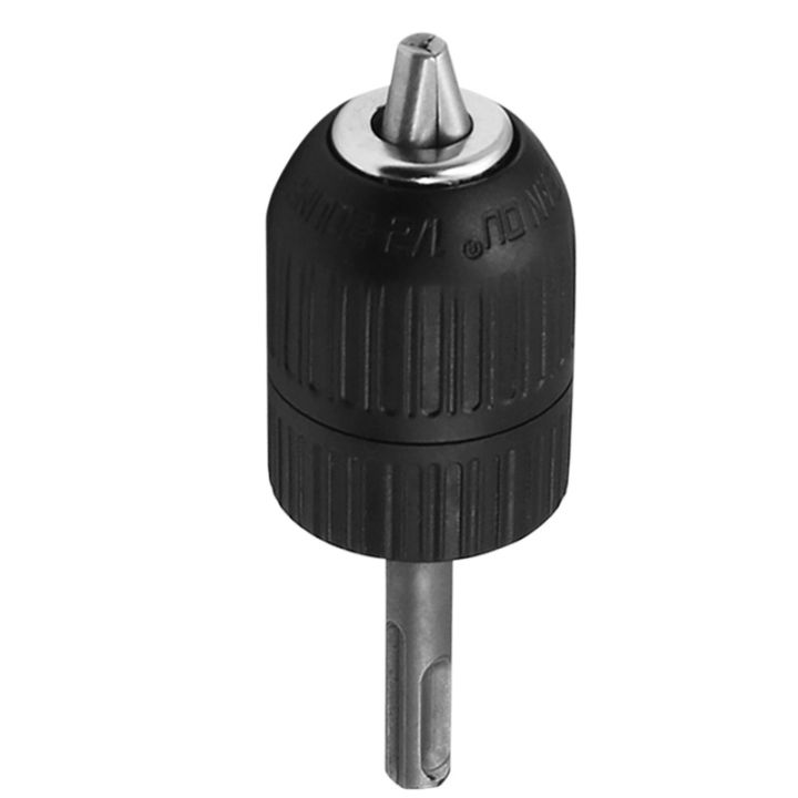 2-13mm-precise-keyless-drill-chuck-converter-1-2-quot-20unf-thread-quick-change-adapter-sds-plus-shank-1-4-quot-hex