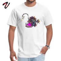 Electric Angler Fish T-shirt Men Short Sleeve Muscle Tops Shirt Summer Fall O Neck Manchester City TShirt comfortable Cheap Tees