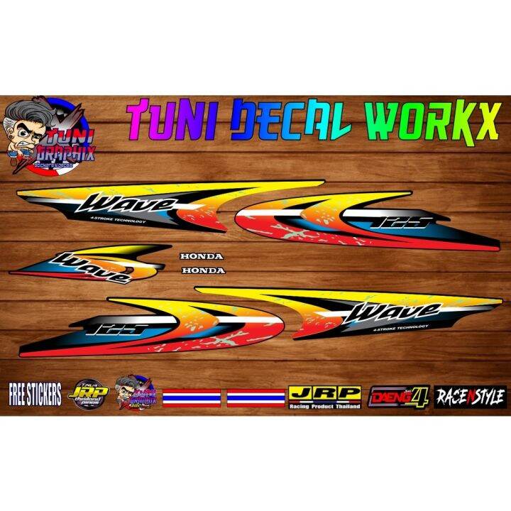 HONDA WAVE 125 S THAI STOCK DECAL w/ freebies | Lazada PH