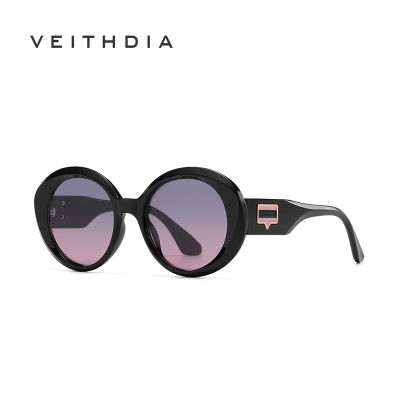 VEITHDIA แว่นตากันแดดสำหรับผู้หญิง,แว่นตากันแดดโพลาไรซ์โพลาไรซ์ขั้นสูงป้องกันรังสียูวีน้ำหนักเบาเป็นพิเศษแว่นกันแดดวัสดุ TR90แฟชั่น TR7566