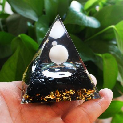 【CC】卐  Orgonite Crystals Stone Orgone Generator Healing Reiki Chakra Ornaments Crafts Office