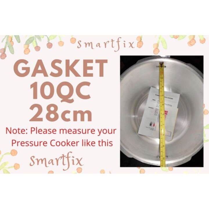 MEASURE YOUR POT PROPERLY Original Standard Pressure Cooker Gasket 4 6