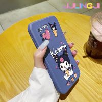 Jjlingji เคสสำหรับ Vivo V19 (อินโดนีเซีย) เคส V19 Neo ลายการ์ตูน Kuromi บางดีไซน์ใหม่สวยงามเคสโทรศัพท์ขอบสี่เหลี่ยมป้องกันเคสนิ่มปลอกซิลิโคนเคสกันกระแทก