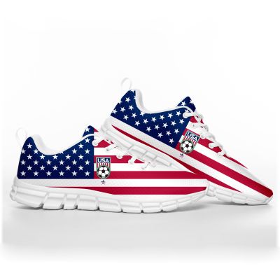 USA Flag Sports Shoes Mens Womens Teenager Kids Children American Soccer Football Casual Custom High Quality Couple Sneakers