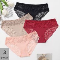 TrowBridge Sexy Lace Womens Panties Transparent Solid Lingerie Low Waist Female Briefs Hollow Out Breathable Seamless Underwear