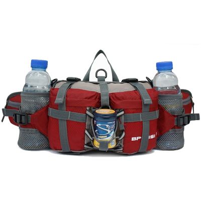 Running Bags Outdoor Fanny Pack Hiking Camping Biking Waterproof Waist 2 Water Bottle Holder Sports Bag for Women Men 2023