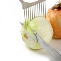 Onion Tomato Holder Hand Held Easy Slicer Cutter Aid Potato Wedges Fruit Vegetable Tools Kitchen Accessories