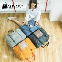 LADSOUL New Men And Women Portable Collapsible Large Capacity Storage Bag Waterproof Handbag Luggage Bag Storage Bag