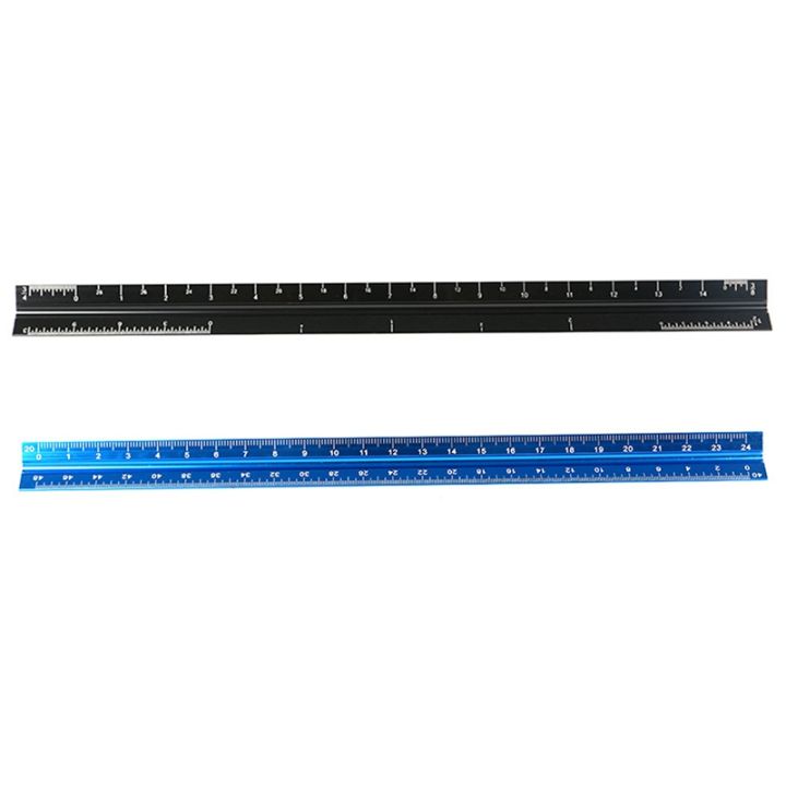 architectural-scale-ruler-12inch-aluminum-architect-scale-triangular-scale-scale-ruler-triangle-ruler-drafting