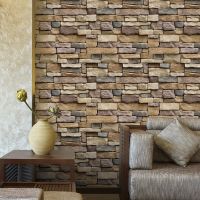 【YY】Home Decor 3D PVC Furniture Kitchen Living Room Bedroom Brick wallpaper Rock Wall Stickers Paper Self-adhesive Stickers