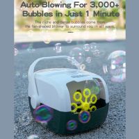 500MAH USB Chilren Automatic Bubble Machine Toy For Girls Boys Children Handle Soap Bubble Maker Toy Kids Durable Bubble Blower 3.7V