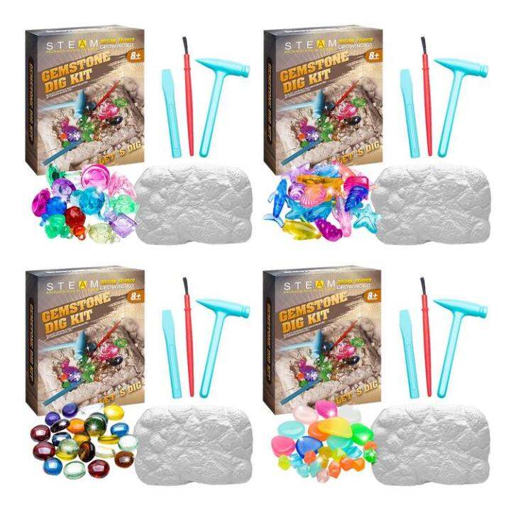 Gemstones For Kids Dig Kit Luminous Stem Projects For Kids Kid Science