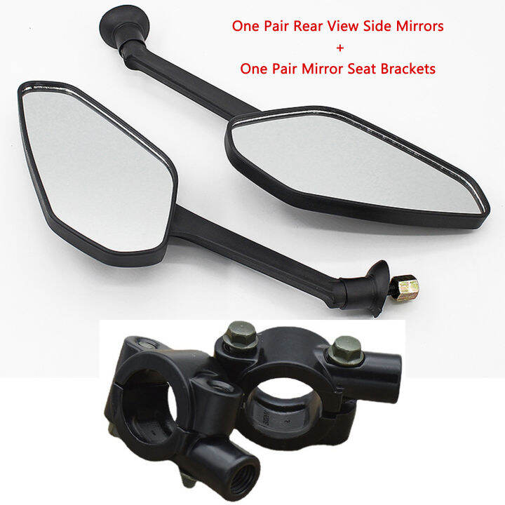 Sidemirror Bar End Side Mirror Universal Sidemiror Handle Bar Grip For