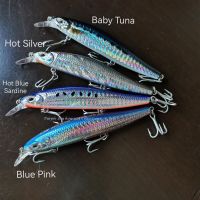 [HUYE Outdoor Store] KTS ล่อ MONSTER BOSS MINNOW 95 SP พร้อมกับ VMC HOOK (Rapala-Like)