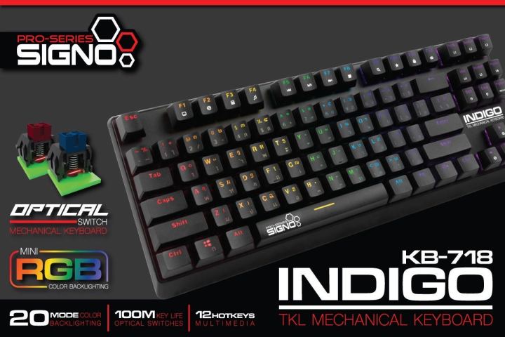 signo-e-sport-tkl-mini-rgb-mechanical-gaming-keyboard-รุ่น-indigo-kb-718-optical-red-switch-เกมส์มิ่ง-คีย์บอร์ด