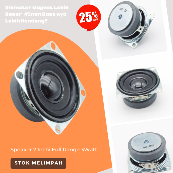 Speaker 52MM 2 Inchi 3Watt Bass Lebih Nendang | Lazada Indonesia