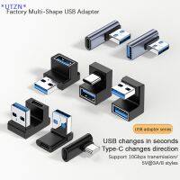 GuangZhouLiChaoPiF Utzn อะแดปเตอร์ USB-A องศา USB C เป็น A 3.0 ตัวผู้ Type สําหรับคอมพิวเตอร์