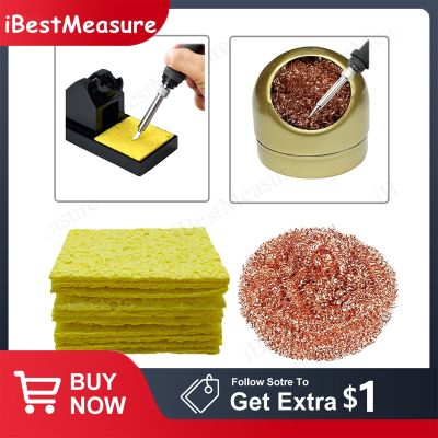 【YF】✼  5/10/20pcs Cleaning Sponge Solder Iron Nozzle Wire Cleaner for Soldering Irons and