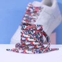 [Fashion goods060]120/140/160Cm Men WomenBlackHand Painted Basketball Shoe Laces 2021 New