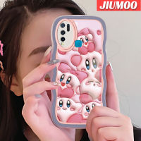 JIUMOO เคส Y50สำหรับ VIVO Y30 Y30i ลายการ์ตูนสัตว์สีชมพู3D ดีไซน์ใหม่คอลอร์ขอบคลื่นนุ่มเคสมือถือกันกระแทกแบบใสสร้างสรรค์เคสโปร่งใสลายกล้องถ่ายรูปซิลิกาเจลฝาครอบป้องกัน