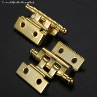 2pcs Vintage 40mm Cabinet Door Luggage Furniture Decoration Hinges 8 Holes Jewelry Wooden Box Double-sided Folding Hinges