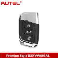Au MAXIIM IKEY Premiun Style IKEYVW003AL ForVolkswagen 3ปุ่ม Universal Smart Key (ล็อคปลดล็อคลำตัว)